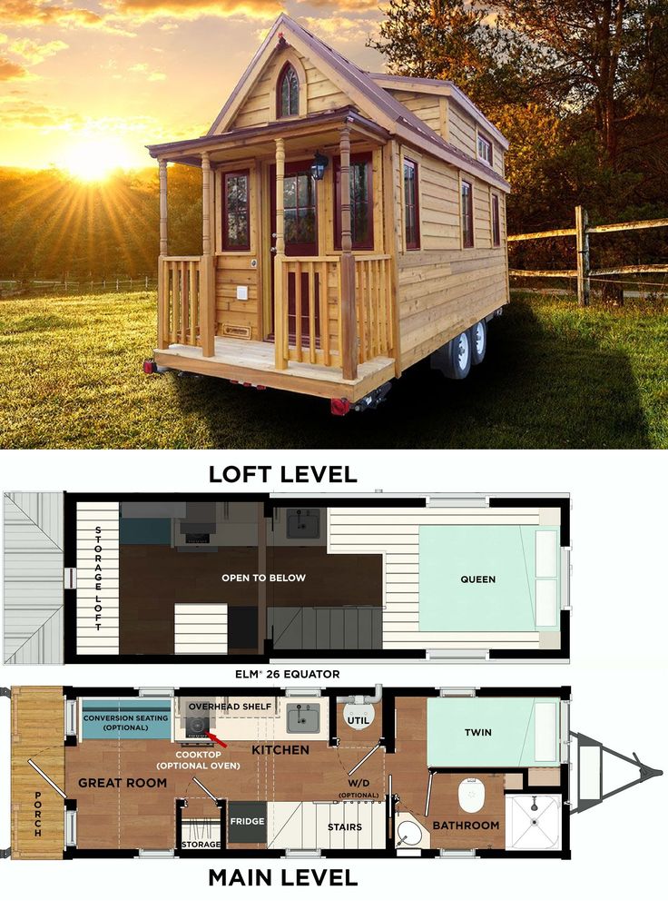 Tiny house ve bungalov konsept görseli 41